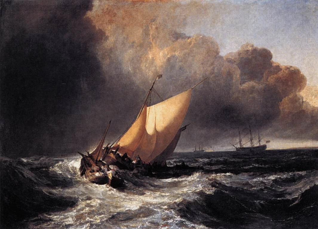 Barche olandesi in una burrasca, 1801 - National Gallery, Londra